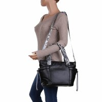 Damen Schultertasche - black