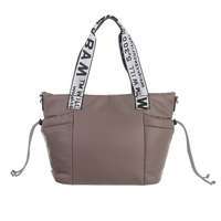 Damen Schultertasche - taupe