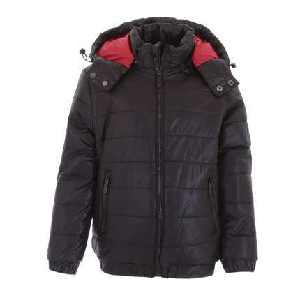 Kinder Jacke von NATURE Gr. 146/152 - black