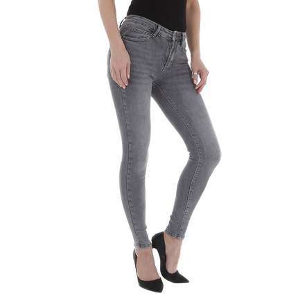 Damen High Waist Jeans von Laulia - grey