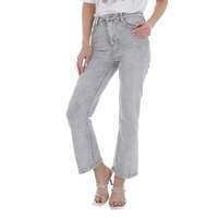 Damen Bootcut Jeans von Laulia - L.grey