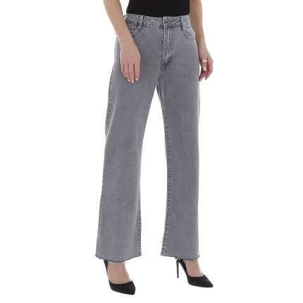 Damen High Waist Jeans von Laulia - grey