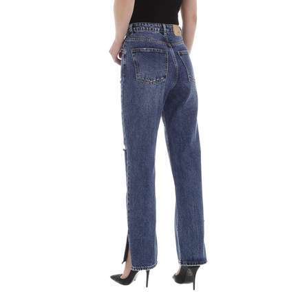 Damen High Waist Jeans von Laulia - blue