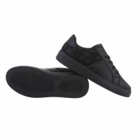 Damen Low-Sneakers - allblack