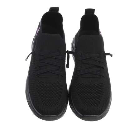 Damen Low-Sneakers - allblack