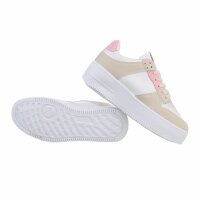 Damen Low-Sneakers - beigepink