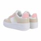 Damen Low-Sneakers - beigepink