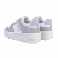 Damen Low-Sneakers - greypurple