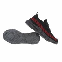Herren Sportschuhe - blackred