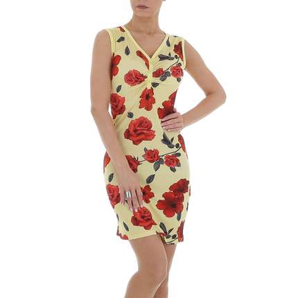 Damen Sommerkleid von METROFIVE Gr. L/40 - yellow