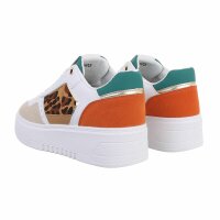 Damen Low-Sneakers - leopard