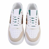 Damen Low-Sneakers - leopard