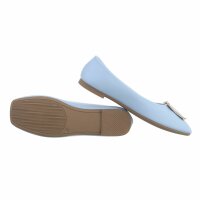 Damen Ballerinas - skyblue