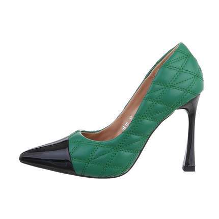 Damen High-Heel Pumps - green Gr. 40