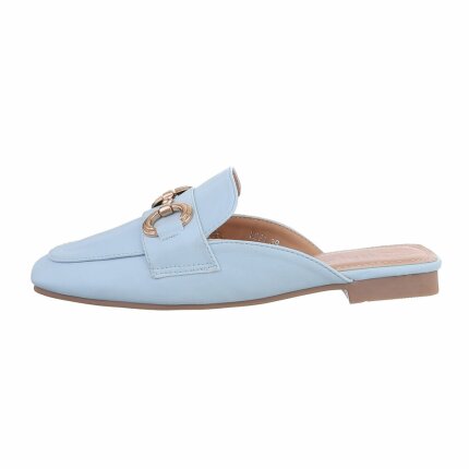 Damen Pantoletten - blue - 12 Paar