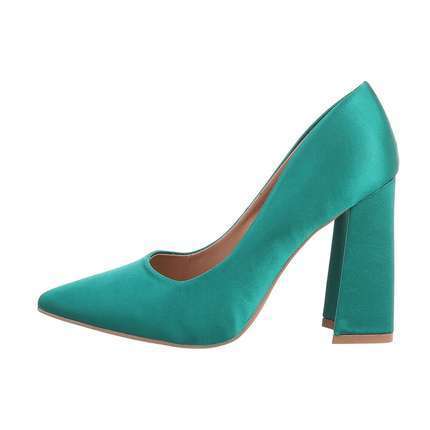 Damen High-Heel Pumps - green Gr. 38