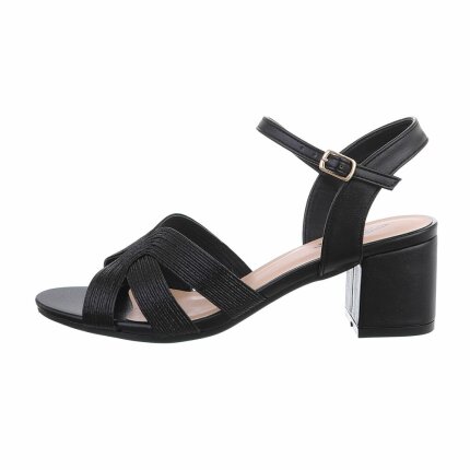 Damen Sandaletten - black - 12 Paar