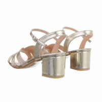 Damen Sandaletten - gold