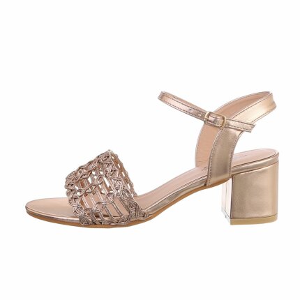 Damen Sandaletten - champagne