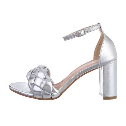 Damen Sandaletten - silver - 12 Paar