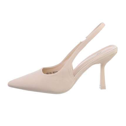 Damen High-Heel Pumps - beige