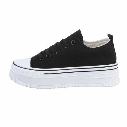 Damen Low-Sneakers - black Gr. 36