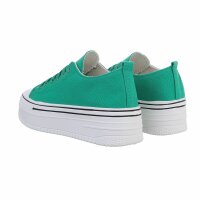 Damen Low-Sneakers - green