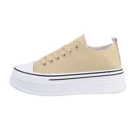 Damen Low-Sneakers - khaki Gr. 38