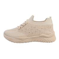 Damen Low-Sneakers - beige