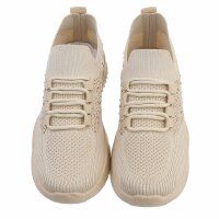 Damen Low-Sneakers - beige