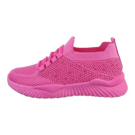 Damen Low-Sneakers - fuchsia