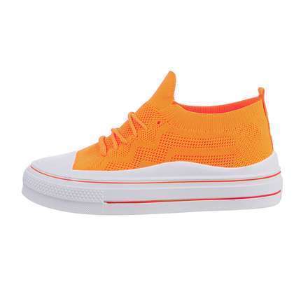 Damen Low-Sneakers - orange