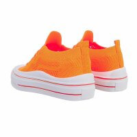 Damen Low-Sneakers - orange