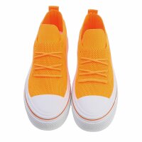 Damen Low-Sneakers - orange