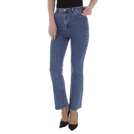 Damen Bootcut Jeans von Laulia - blue