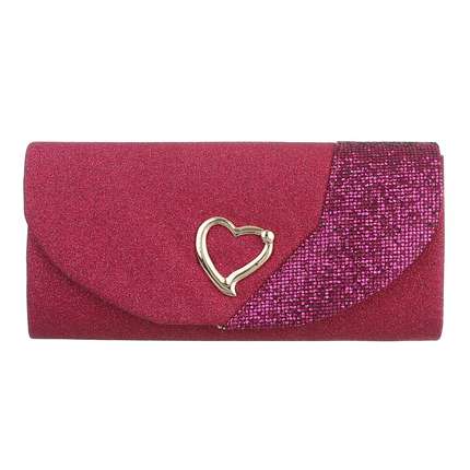 Damen Clutch - fuxia