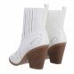 Damen Western- & Bikerboots - whitepu