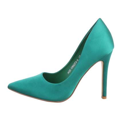 Damen High-Heel Pumps - green Gr. 39