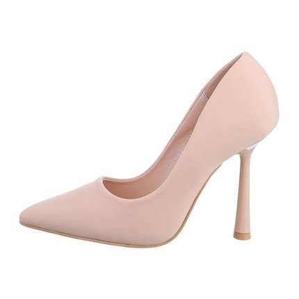 Damen High-Heel Pumps - beige Gr. 37