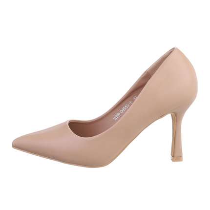 Damen High-Heel Pumps - beige