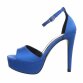 Damen High-Heel Pumps - blue Gr. 39