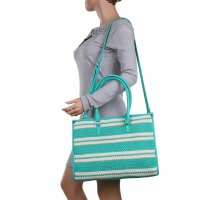 Damen Schultertasche - green