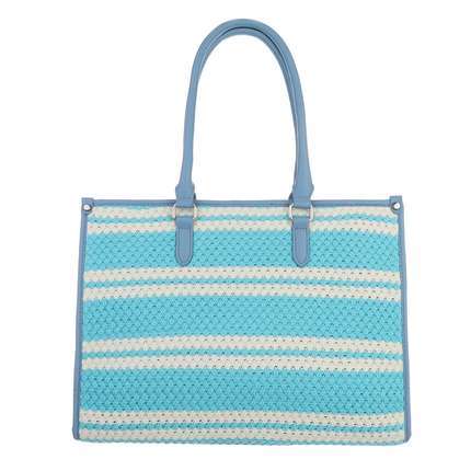 Damen Schultertasche - skyblue