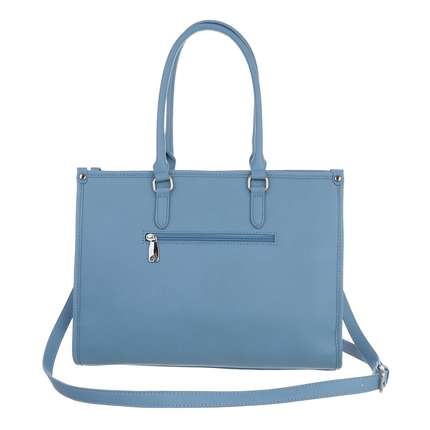 Damen Schultertasche - skyblue