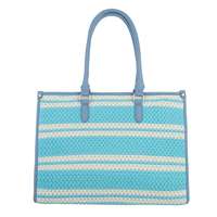 Damen Schultertasche - skyblue