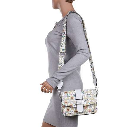 Damen Schultertasche - white