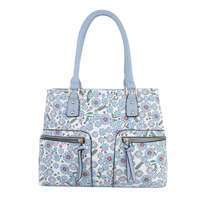 Damen Schultertasche - skyblue