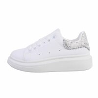 Damen Low-Sneakers - silver