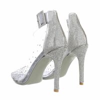 Damen High-Heel Pumps - silver