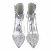 Damen High-Heel Pumps - silver